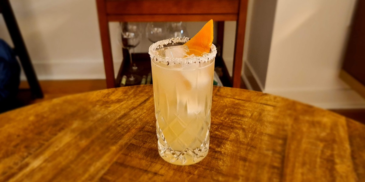 Salty Dolphin Cocktail In Highball Glass