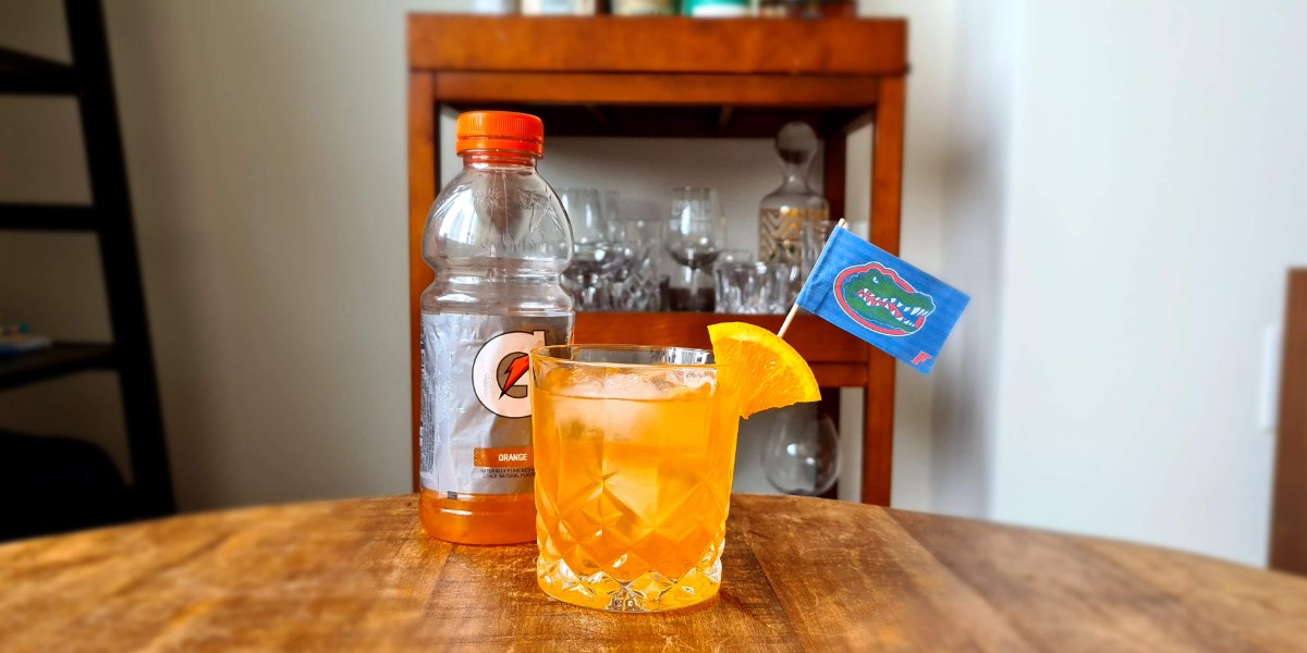 The Gator Cocktail With UF Flag