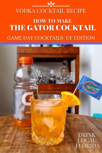 The Gator Cocktail Pin For Pinterest