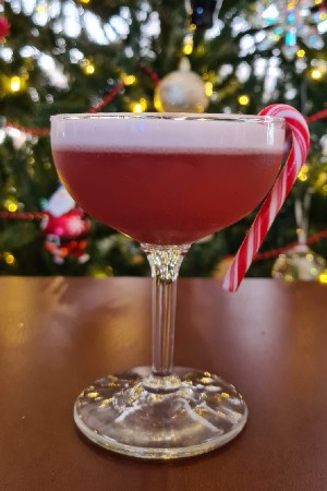 Santa's Sour (Festive Whiskey Sour)