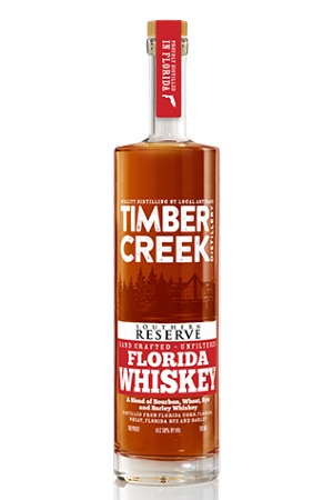 Timber Creek Southern Reserve Florida Whiskey Bottle