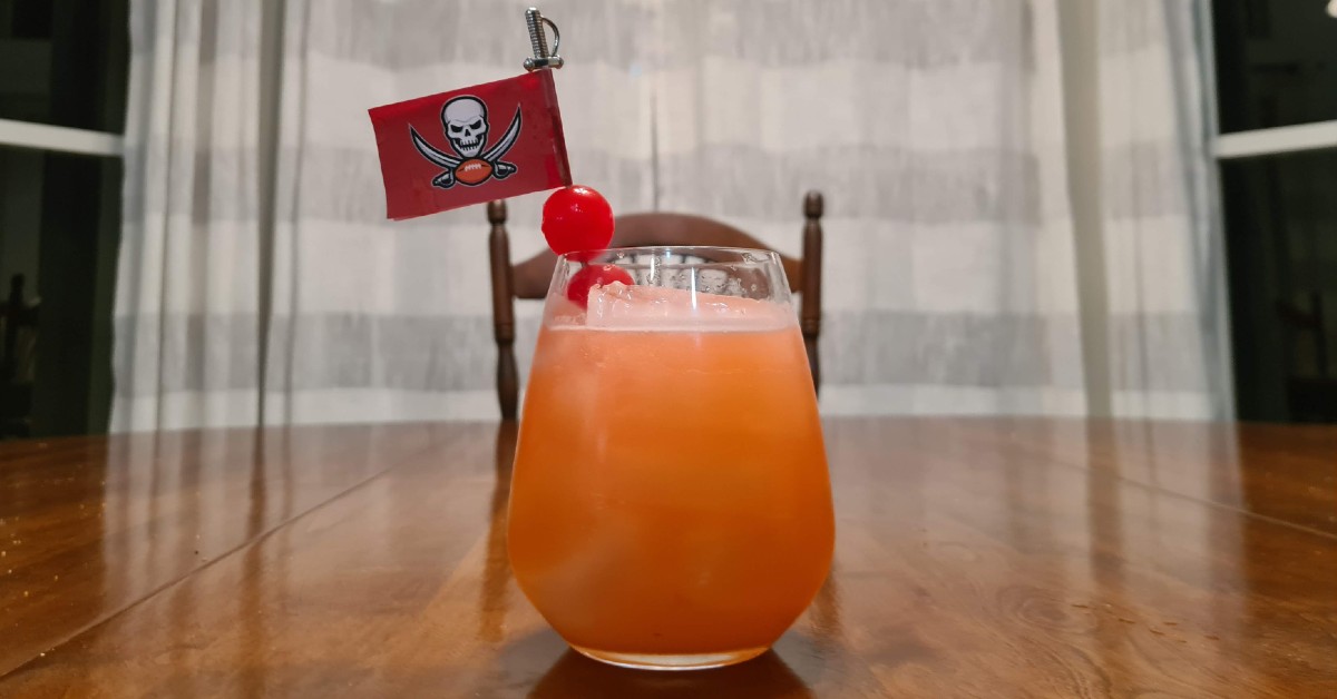 Super Bowl On The Beach - Tampa Bay Bucs Cocktail